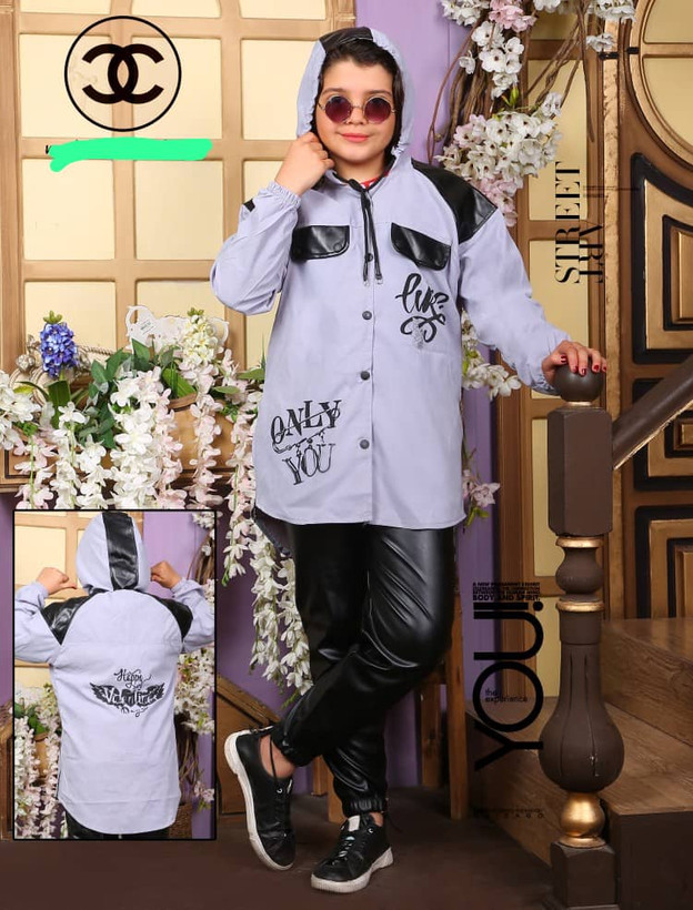 مانتو چرم و میکرو